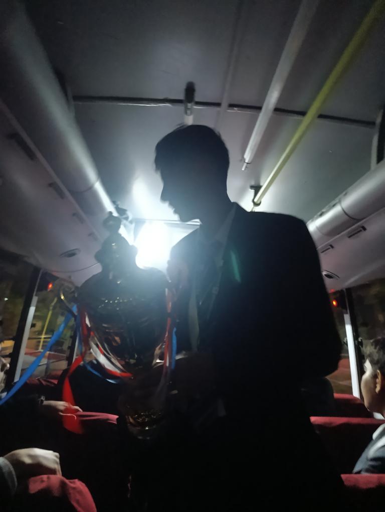 me with trophy