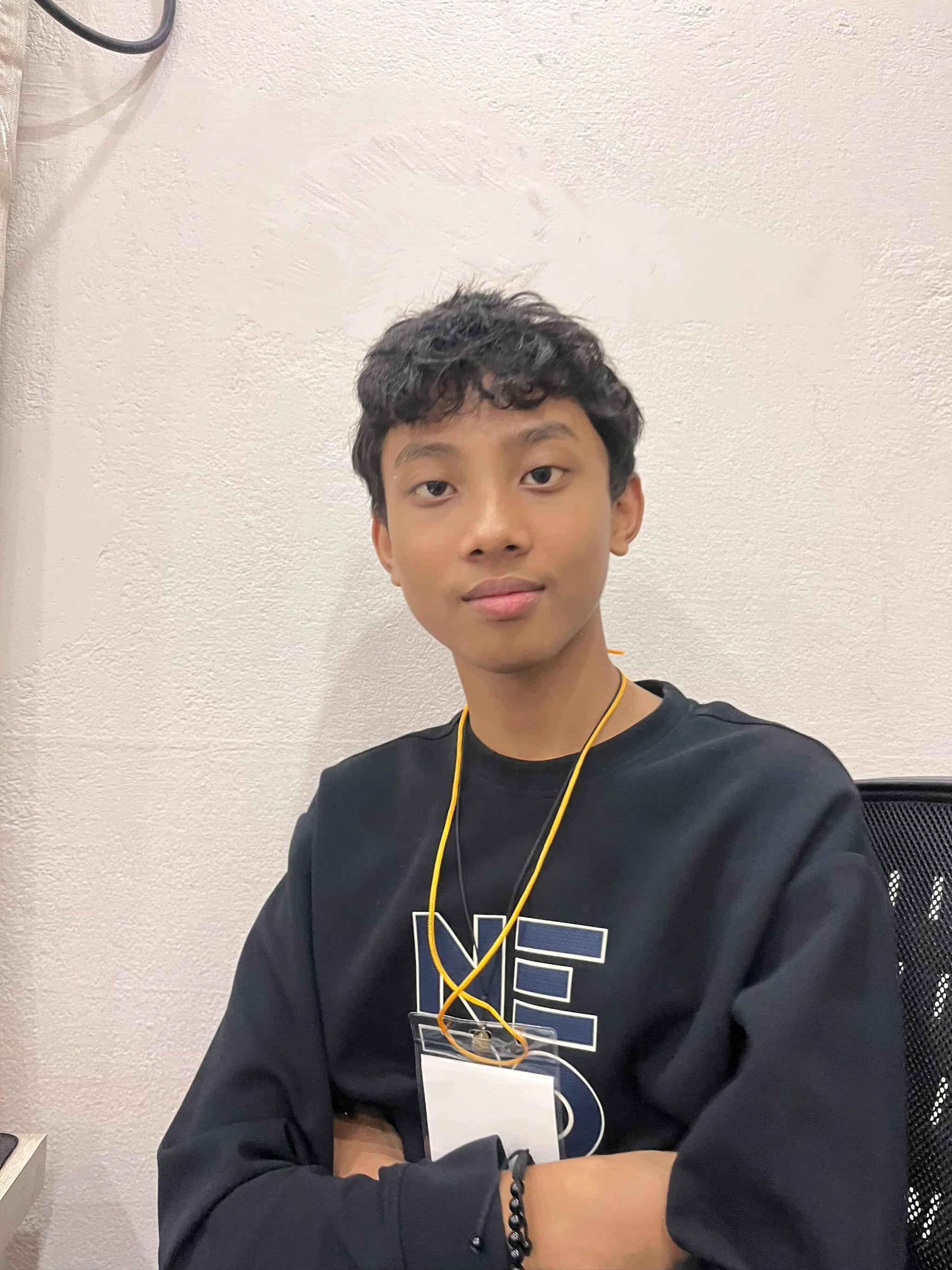photo of me when i was taking part in my first hackathon